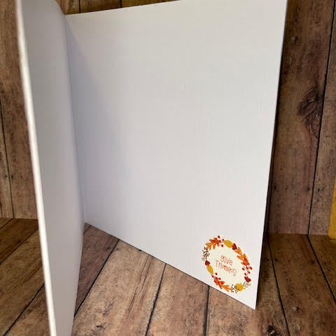 Leaves, acorns, and Thanksgiving cheer