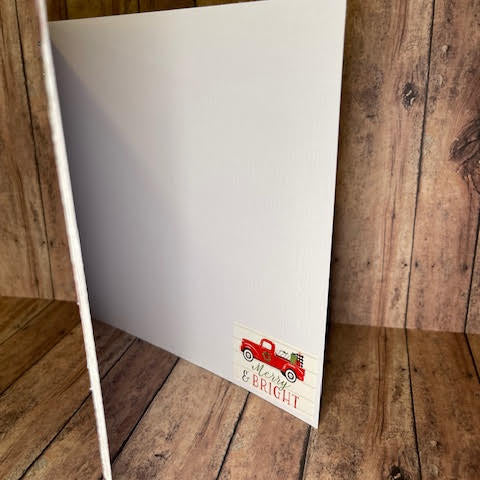 Stocking hung with handmade cheer