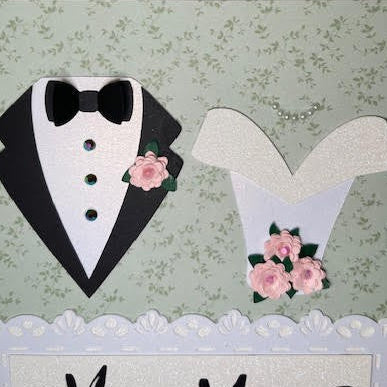 Tux & Gown Wedding Card