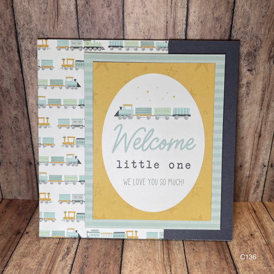 Welcome Little Boy Card
