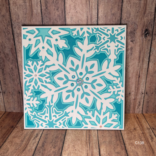 Decorated Snowflake Card