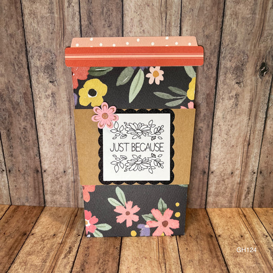 Coffee Cup Gift Card Holder