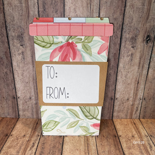 Coffee Cup Gift Card Holder