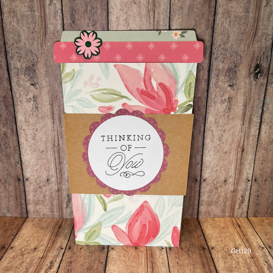 Coffee Cup Gift Card Holder