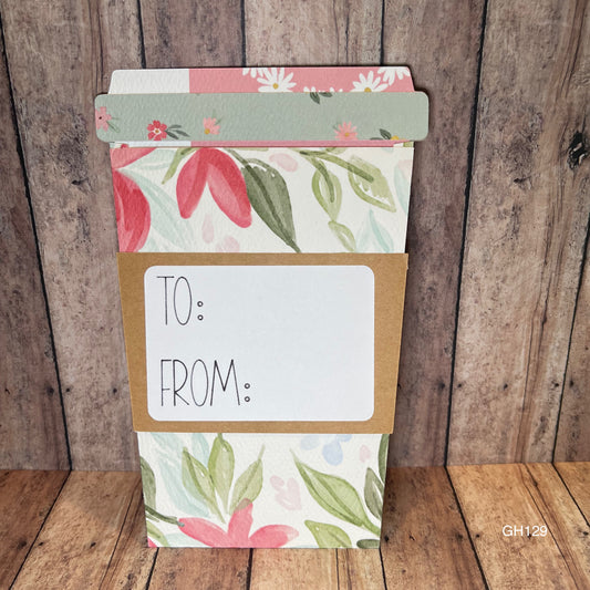 Coffee Cup Gift Card Holder