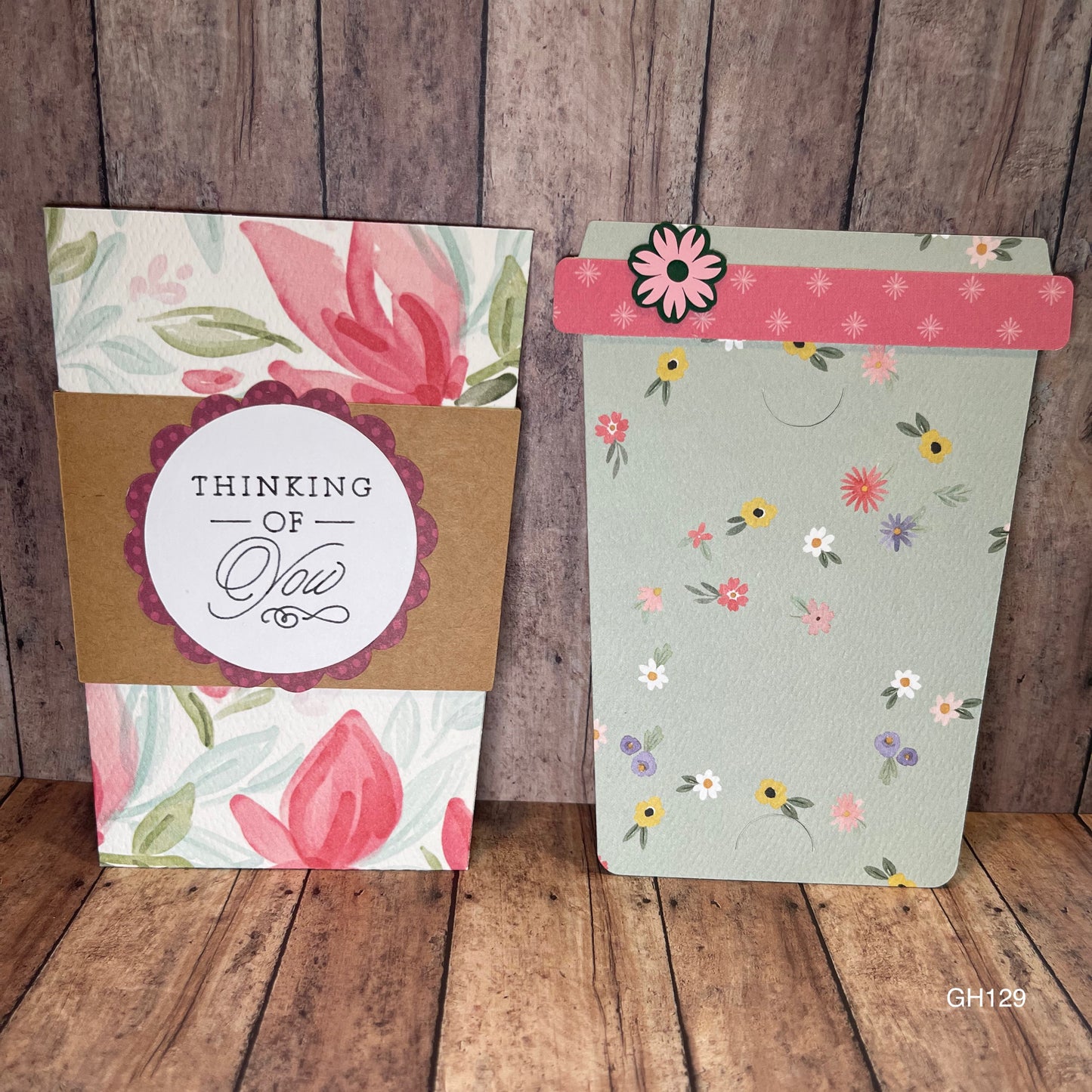 Coffee Cup Gift Card Holder