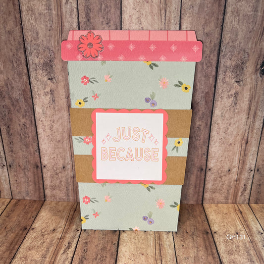 Coffee Cup Gift Card Holder