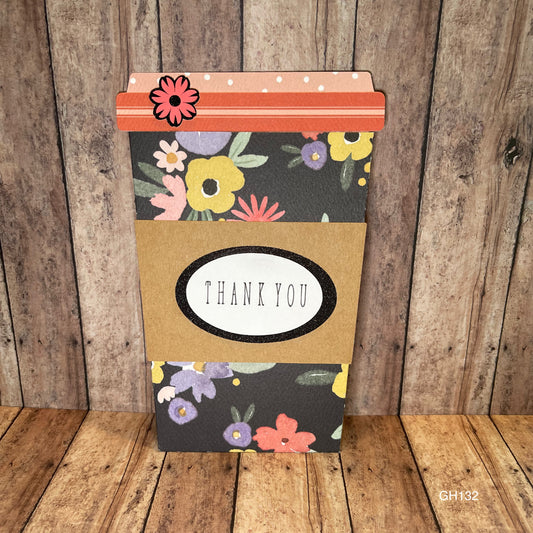 Coffee Cup Gift Card Holder