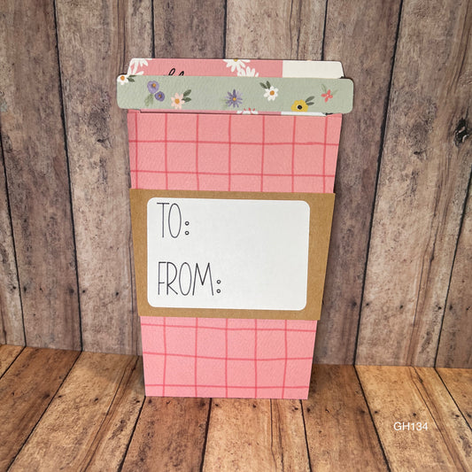 Coffee Cup Gift Card Holder