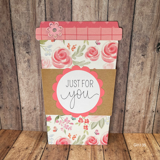 Coffee Cup Gift Card Holder