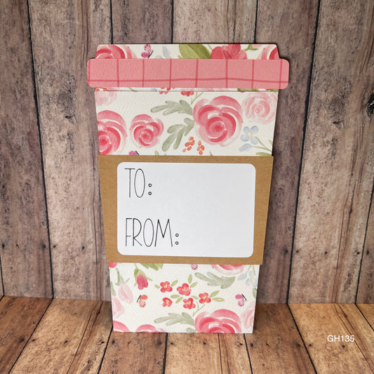 Coffee Cup Gift Card Holder