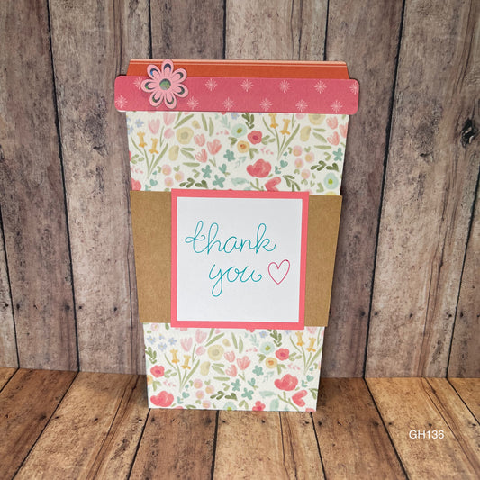 Coffee Cup Gift Card Holder