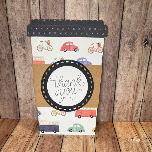 Coffee Cup Gift Card Holder