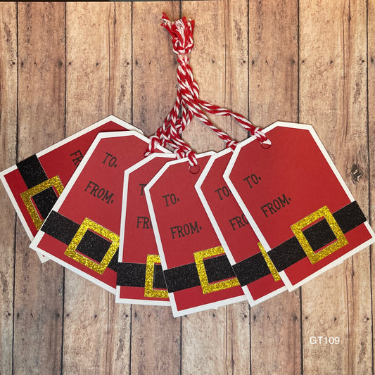 Santa Gift Tags (6 pack)