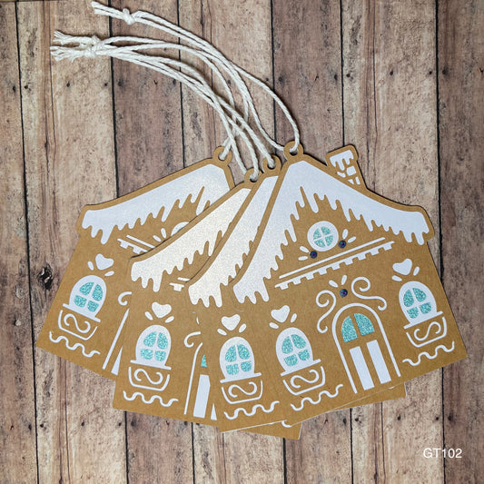 Gingerbread House Gift Tags (4 pack)