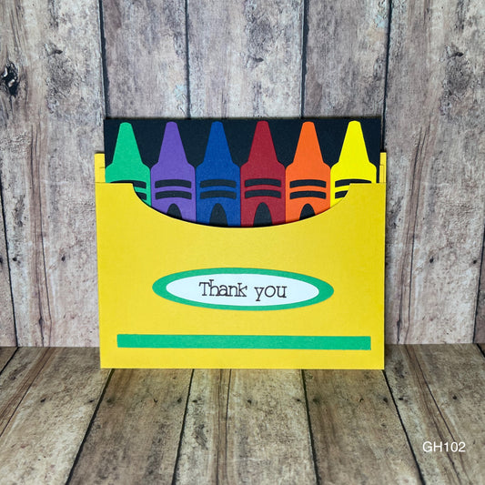 Crayon Gift Card Holder