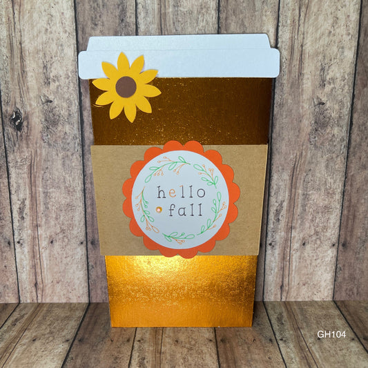 Fall Gift Card Holder