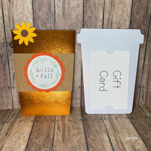 Fall Gift Card Holder