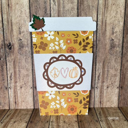 Fall Gift Card Holder