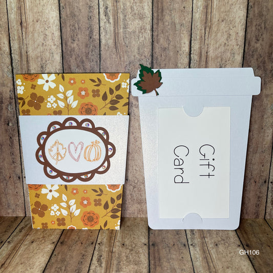 Fall Gift Card Holder