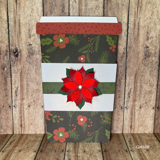 Poinsettia Gift Card Holder