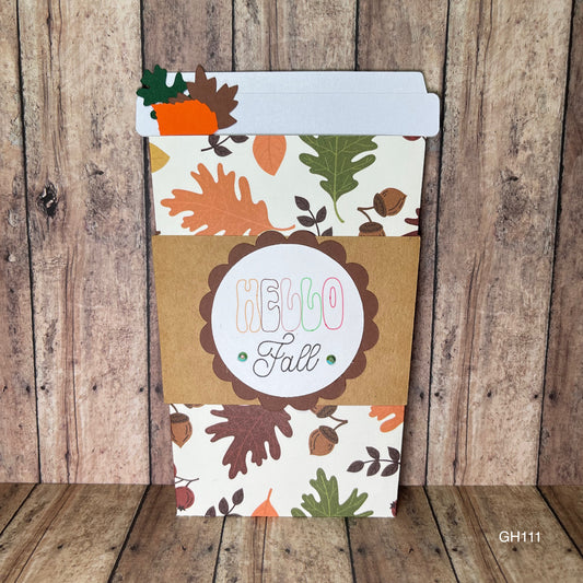 Fall Gift Card Holder