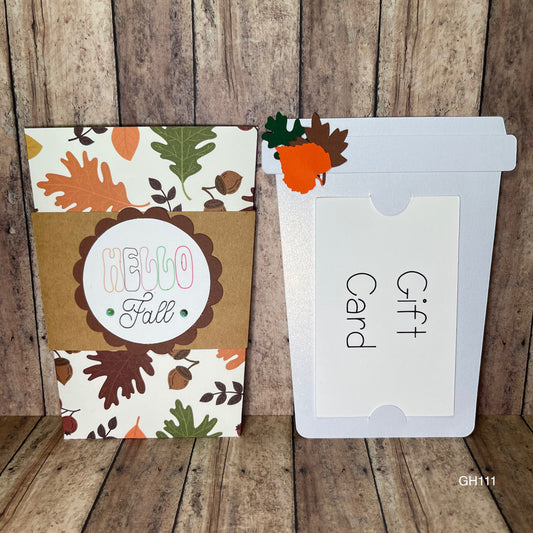 Fall Gift Card Holder