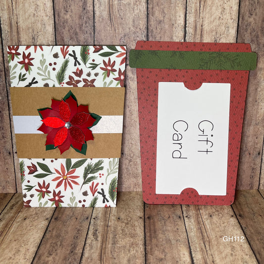 Poinsettia Gift Card Holder