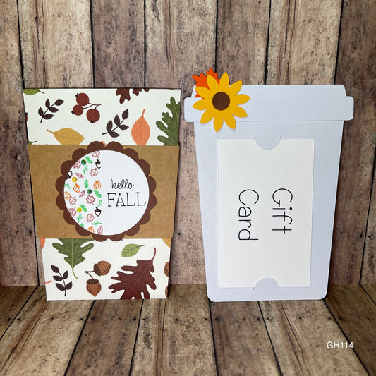 Fall Gift Card Holder