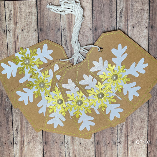 Kraft Gold Gift tags