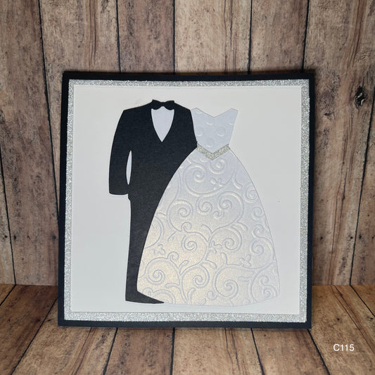 Tux & Dress Wedding Card