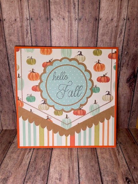 Say hello to Fall with pumpkins and cozy vibes