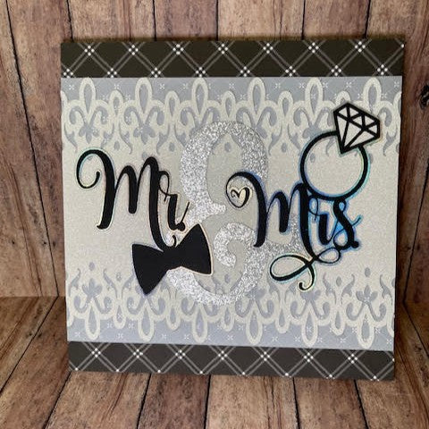 Mr. & Mrs. Wedding Card