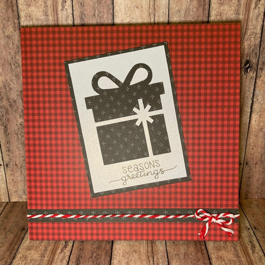 Plaid, wrapped, and ready to shine