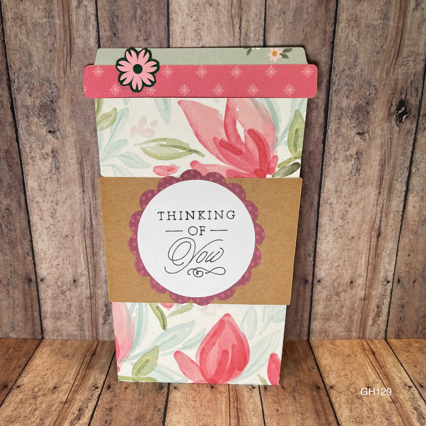 Coffee Cup Gift Card Holder