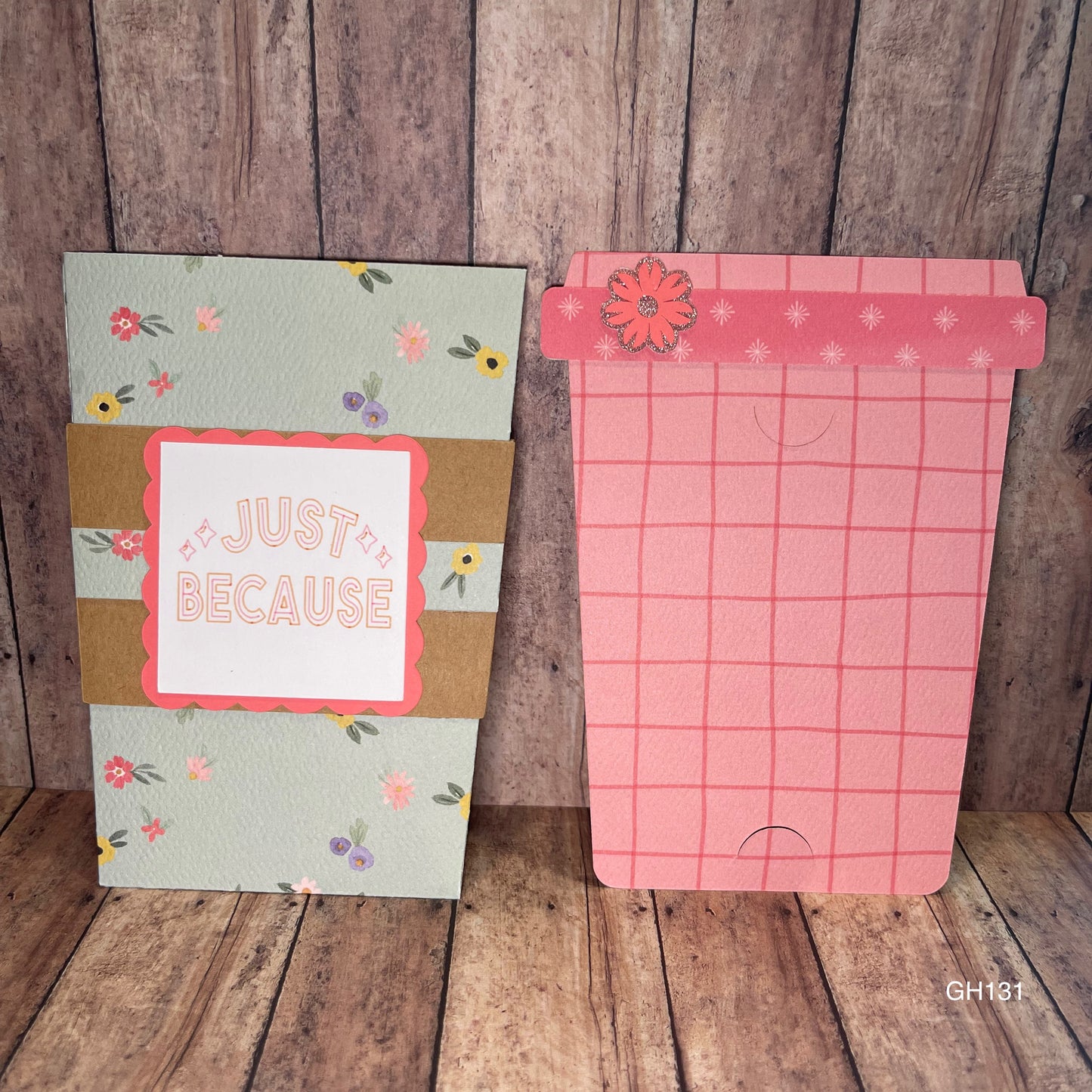 Coffee Cup Gift Card Holder