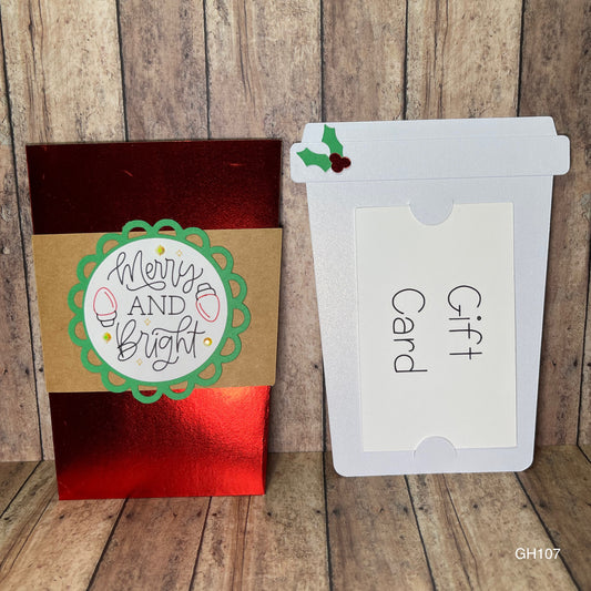 Merry & Bright Gift Card Holder