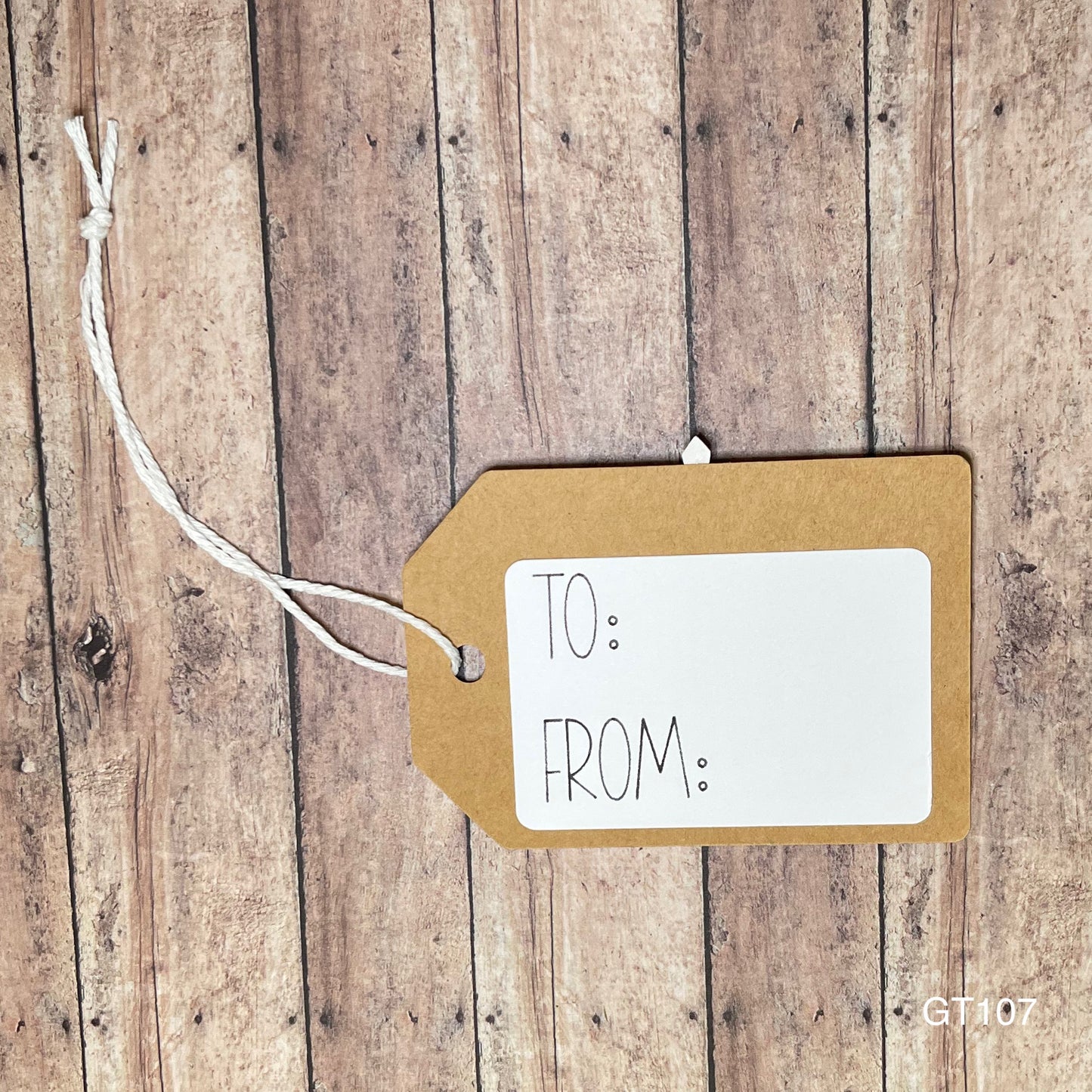 Kraft Gold Gift tags